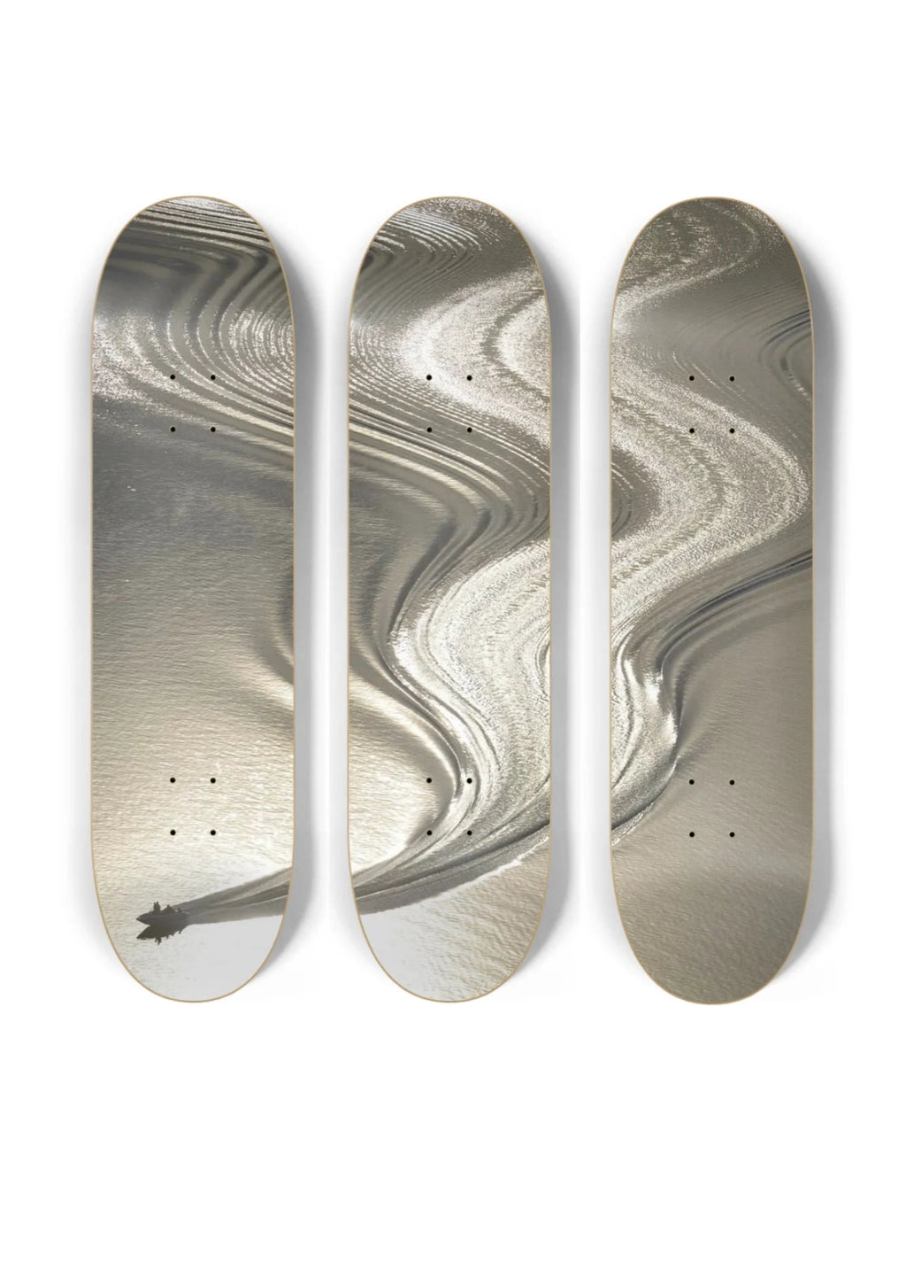 GOLD + SILVER WAVES