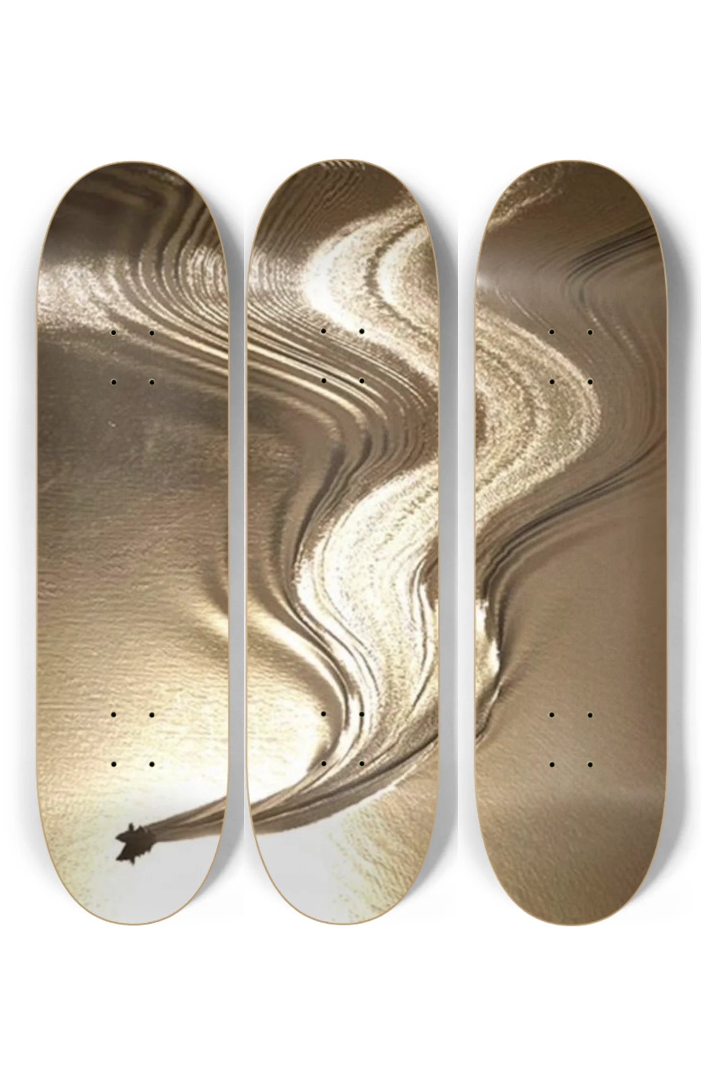 GOLD + SILVER WAVES
